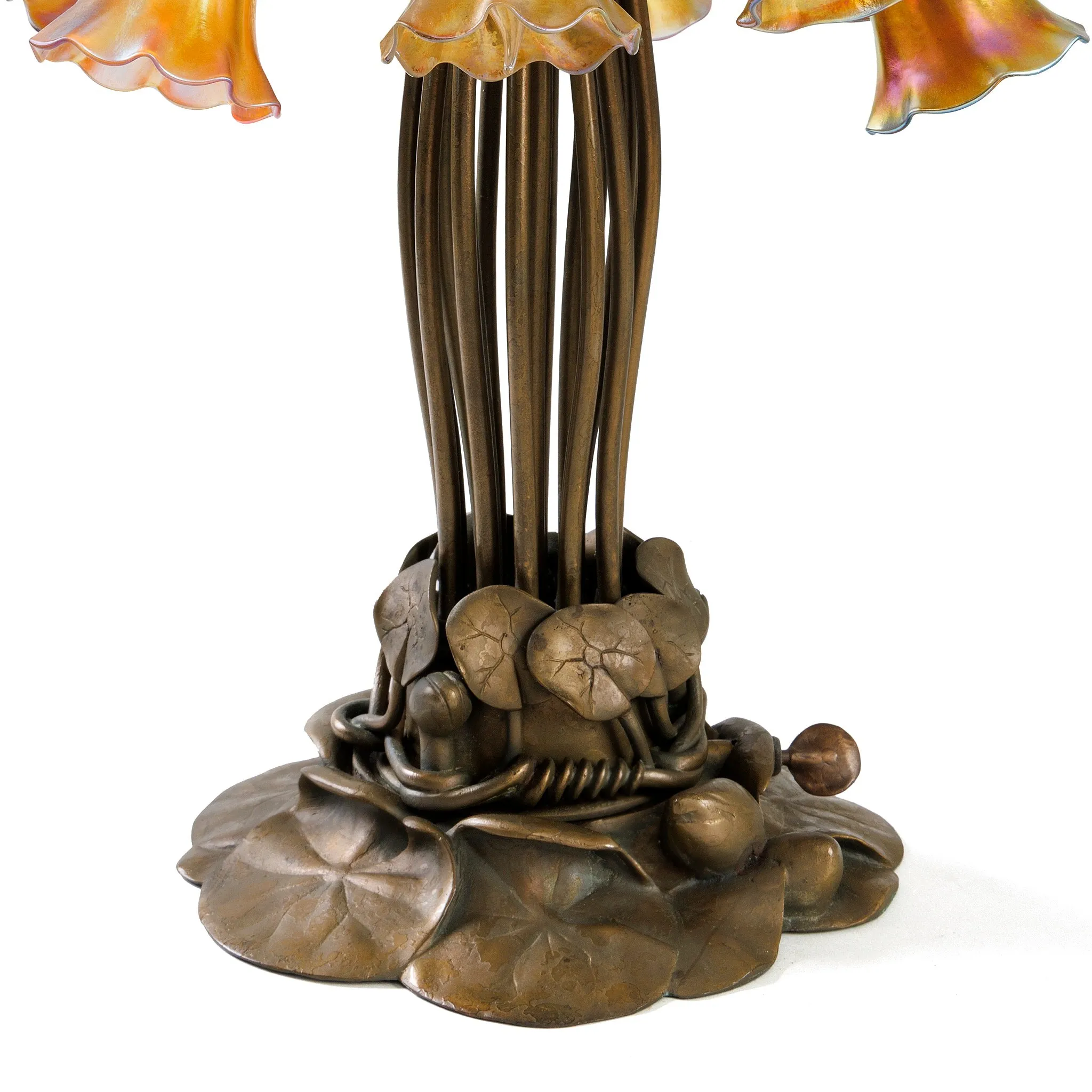 Tiffany Studios New York "Eighteen Light Lily" Table Lamp