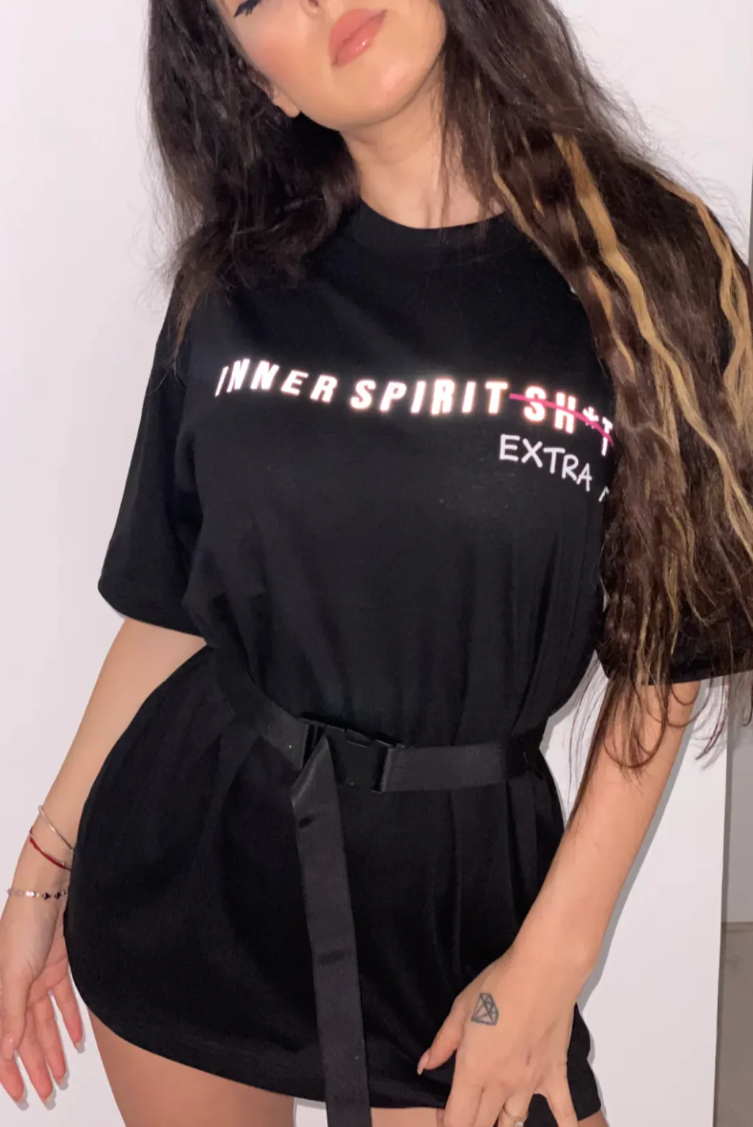 TRICOUL 'EXTRA AF' - Tricou EXTRABABES cu mesaj